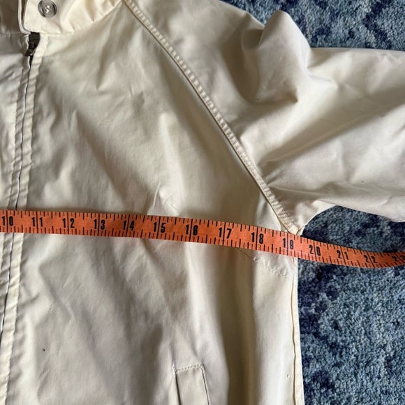 Vintage Butter Yellow London Fog Weatherware Zip-Up Windbreaker Raincoat Size 10 - Picture 9 of 11